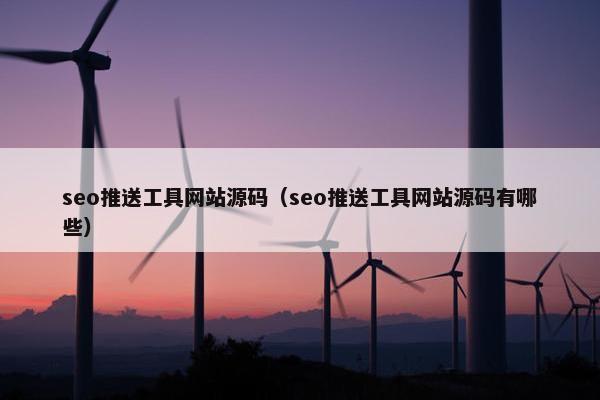 seo推送工具网站源码（seo推送工具网站源码有哪些）