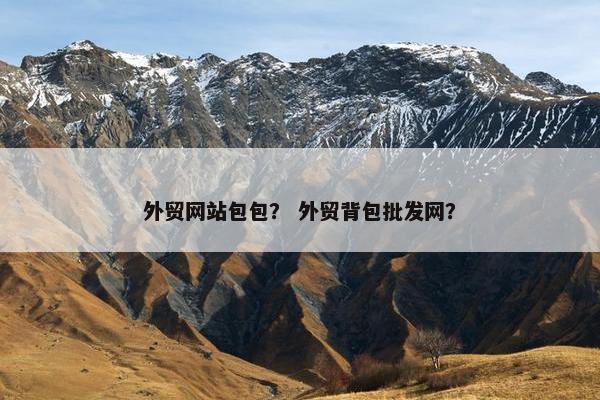 外贸网站包包？ 外贸背包批发网？
