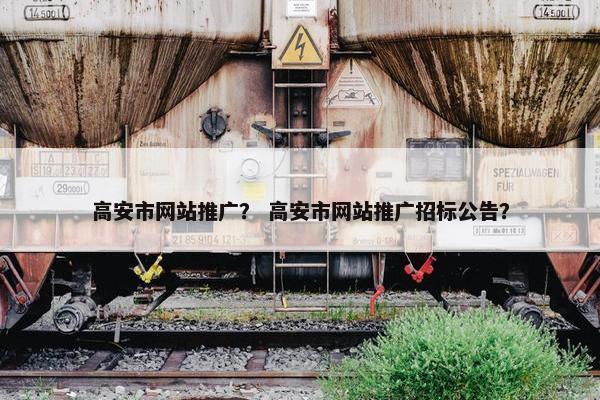 高安市网站推广？ 高安市网站推广招标公告？