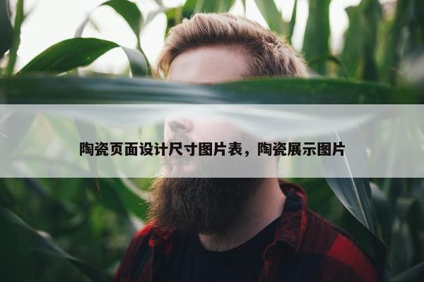 陶瓷页面设计尺寸图片表，陶瓷展示图片