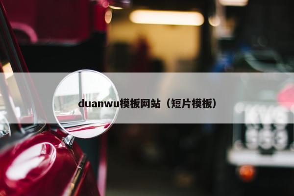 duanwu模板网站（短片模板）