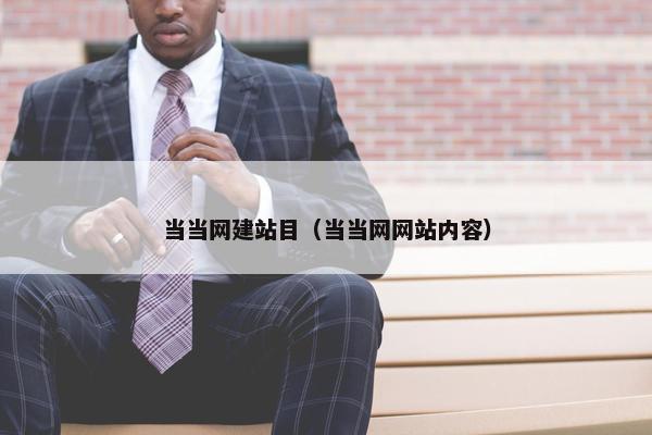 当当网建站目（当当网网站内容）