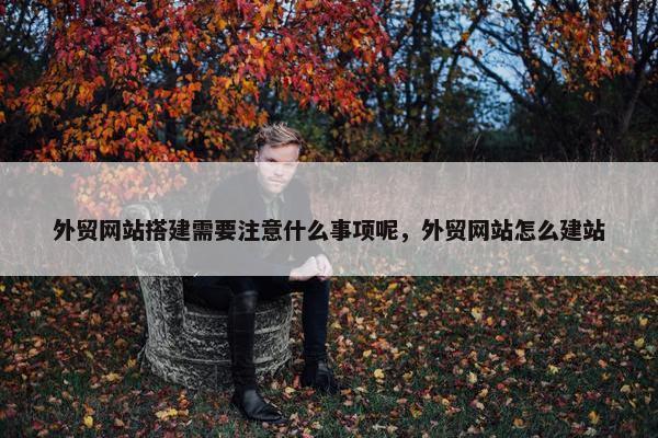 外贸网站搭建需要注意什么事项呢，外贸网站怎么建站