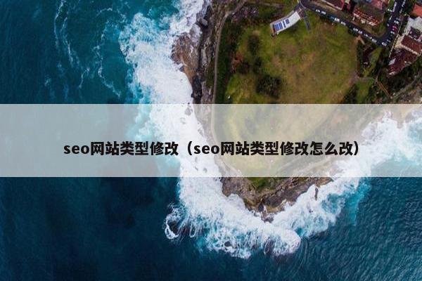 seo网站类型修改（seo网站类型修改怎么改）