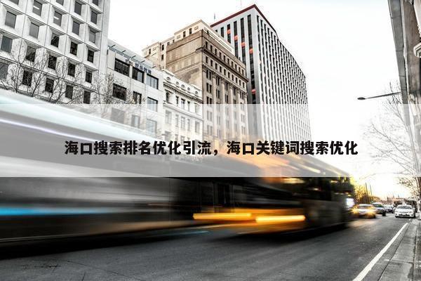 海口搜索排名优化引流，海口关键词搜索优化