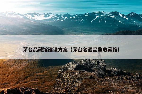 茅台品藏馆建设方案（茅台名酒品鉴收藏馆）