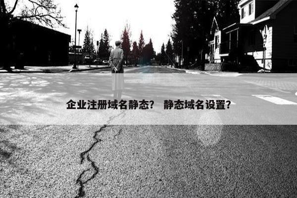 企业注册域名静态？ 静态域名设置？