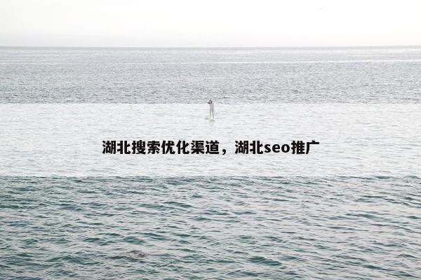 湖北搜索优化渠道，湖北seo推广