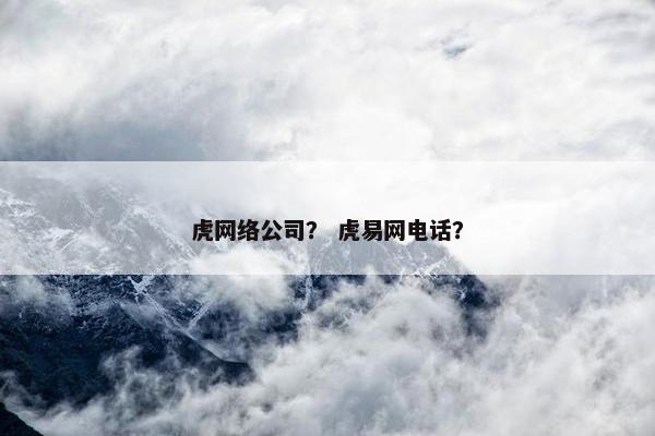 虎网络公司？ 虎易网电话？