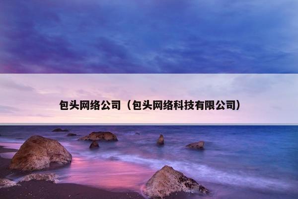 包头网络公司（包头网络科技有限公司）