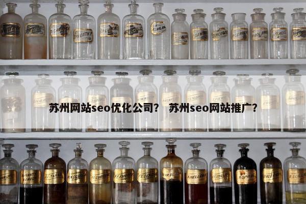 苏州网站seo优化公司？ 苏州seo网站推广？