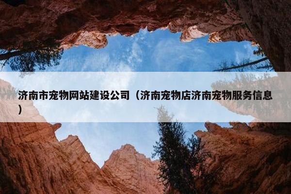 济南市宠物网站建设公司（济南宠物店济南宠物服务信息）