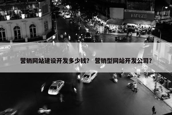 营销网站建设开发多少钱？ 营销型网站开发公司？