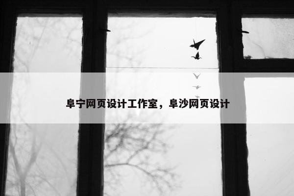 阜宁网页设计工作室，阜沙网页设计