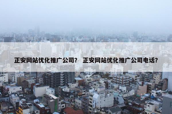正安网站优化推广公司？ 正安网站优化推广公司电话？