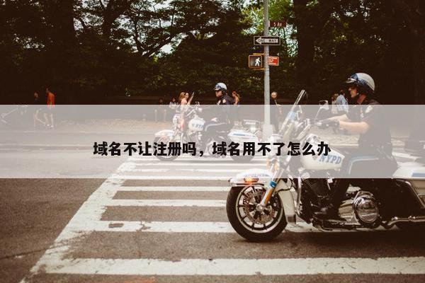域名不让注册吗，域名用不了怎么办