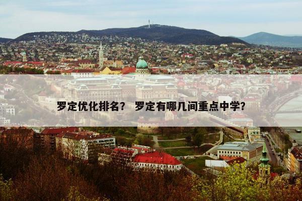罗定优化排名？ 罗定有哪几间重点中学？