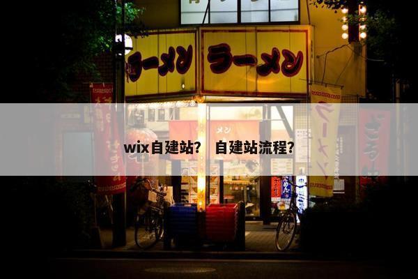 wix自建站？ 自建站流程？
