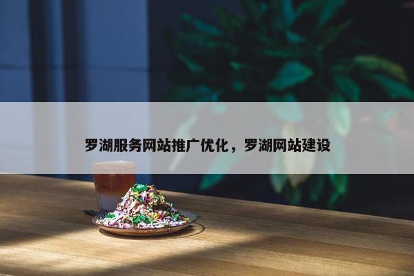 罗湖服务网站推广优化，罗湖网站建设