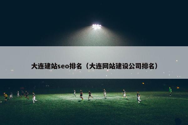 大连建站seo排名（大连网站建设公司排名）