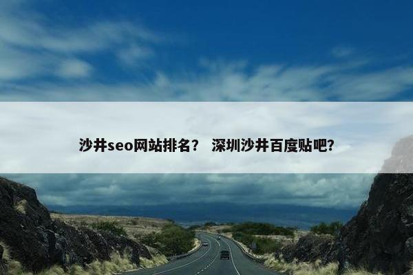 沙井seo网站排名？ 深圳沙井百度贴吧？