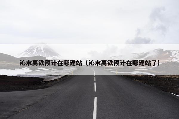 沁水高铁预计在哪建站（沁水高铁预计在哪建站了）