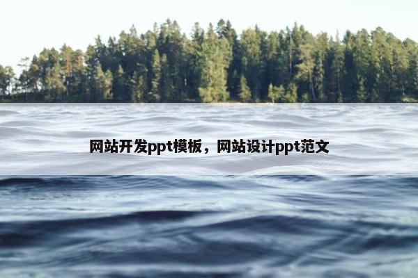 网站开发ppt模板，网站设计ppt范文