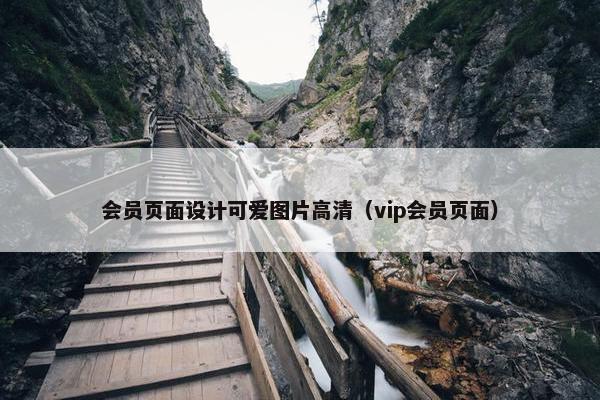 会员页面设计可爱图片高清（vip会员页面）