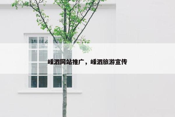 嵊泗网站推广，嵊泗旅游宣传