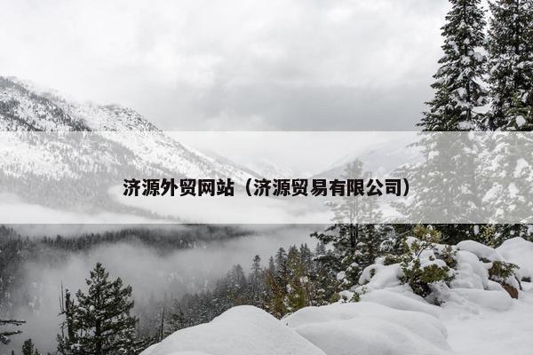 济源外贸网站（济源贸易有限公司）