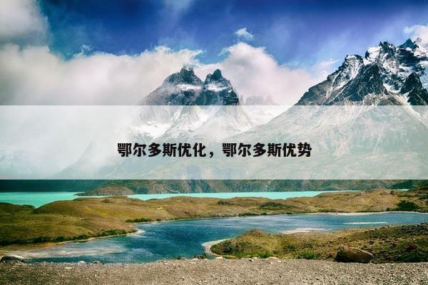 鄂尔多斯优化，鄂尔多斯优势