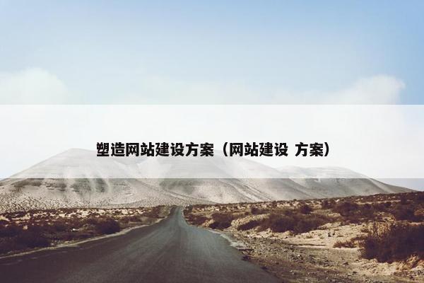 塑造网站建设方案（网站建设 方案）