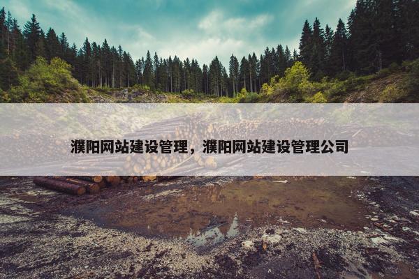濮阳网站建设管理，濮阳网站建设管理公司
