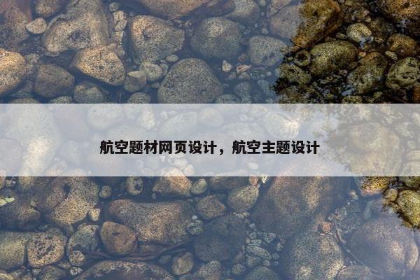 航空题材网页设计，航空主题设计