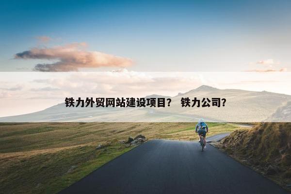 铁力外贸网站建设项目？ 铁力公司？