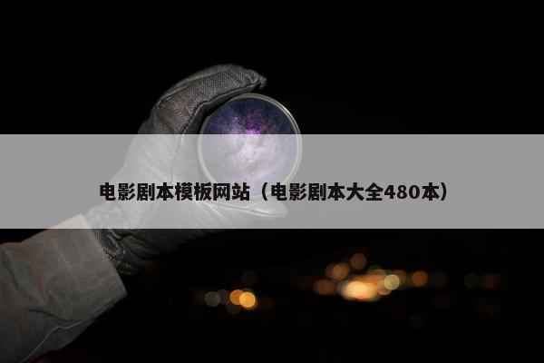 电影剧本模板网站（电影剧本大全480本）