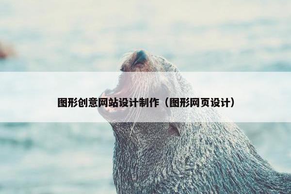 图形创意网站设计制作（图形网页设计）