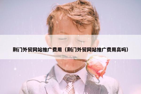荆门外贸网站推广费用（荆门外贸网站推广费用高吗）