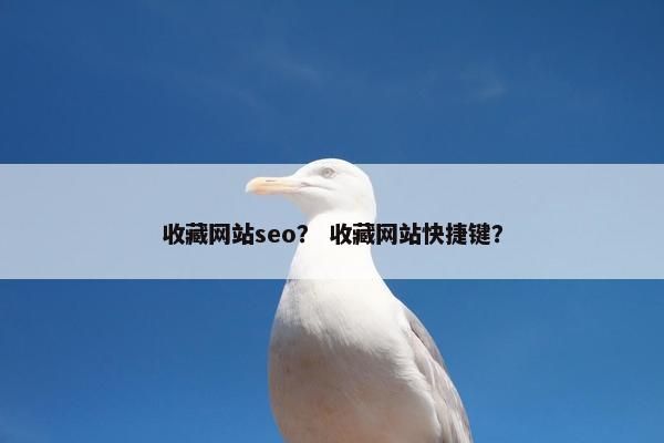 收藏网站seo？ 收藏网站快捷键？