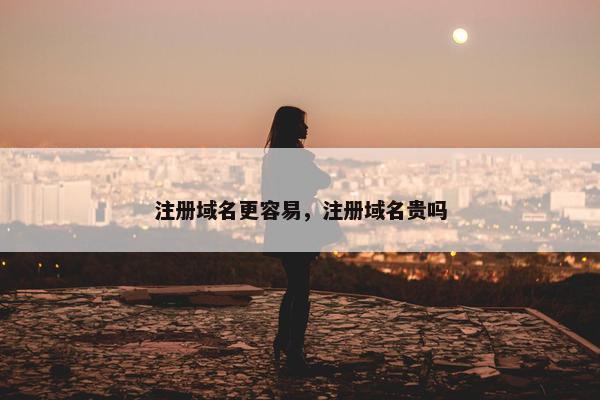 注册域名更容易，注册域名贵吗