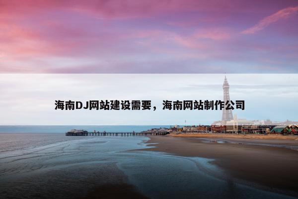 海南DJ网站建设需要，海南网站制作公司
