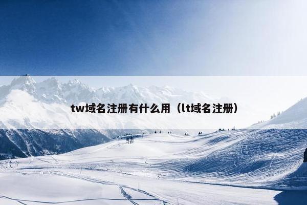 tw域名注册有什么用（lt域名注册）