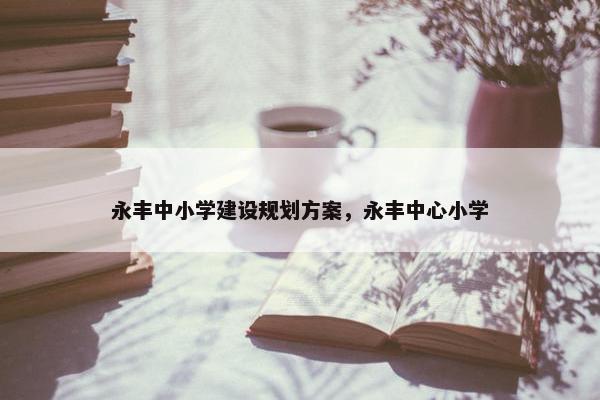 永丰中小学建设规划方案，永丰中心小学