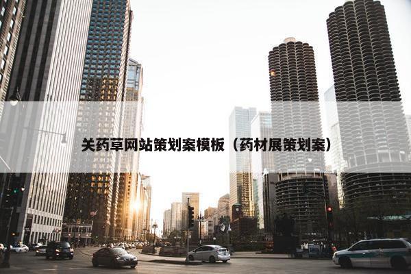 关药草网站策划案模板（药材展策划案）