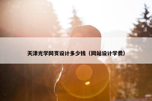 天津光学网页设计多少钱（网站设计学费）