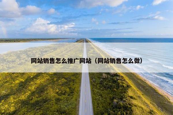 网站销售怎么推广网站（网站销售怎么做）