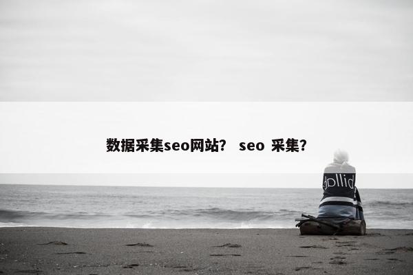 数据采集seo网站？ seo 采集？