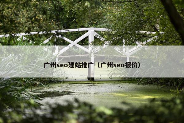 广州seo建站推广（广州seo报价）