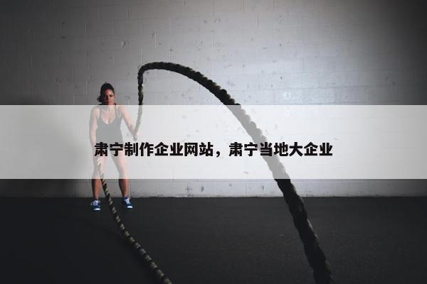 肃宁制作企业网站，肃宁当地大企业