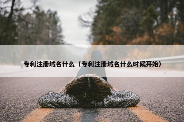 专利注册域名什么（专利注册域名什么时候开始）
